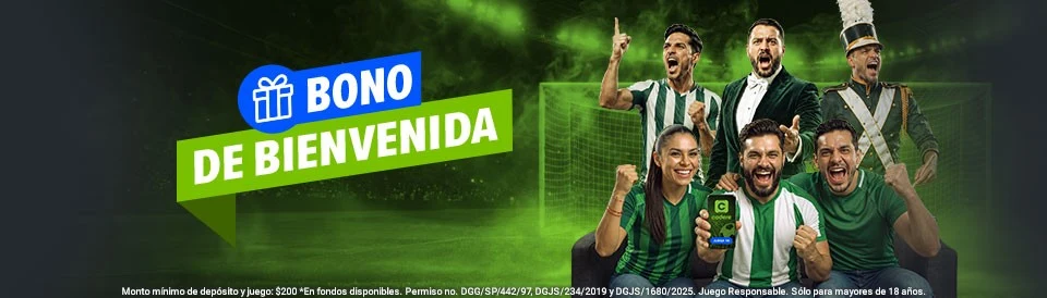 Banner oficial del bono de bienvenida de deportes de Codere