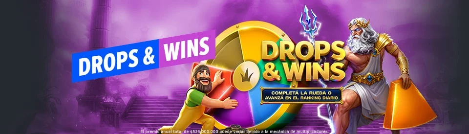 Banner oficial de Drops and Wins en Codere