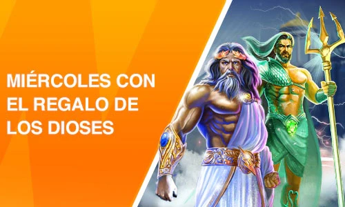 Banner oficial de Miércoles con el Regalo de los Dioses de Winner Casino